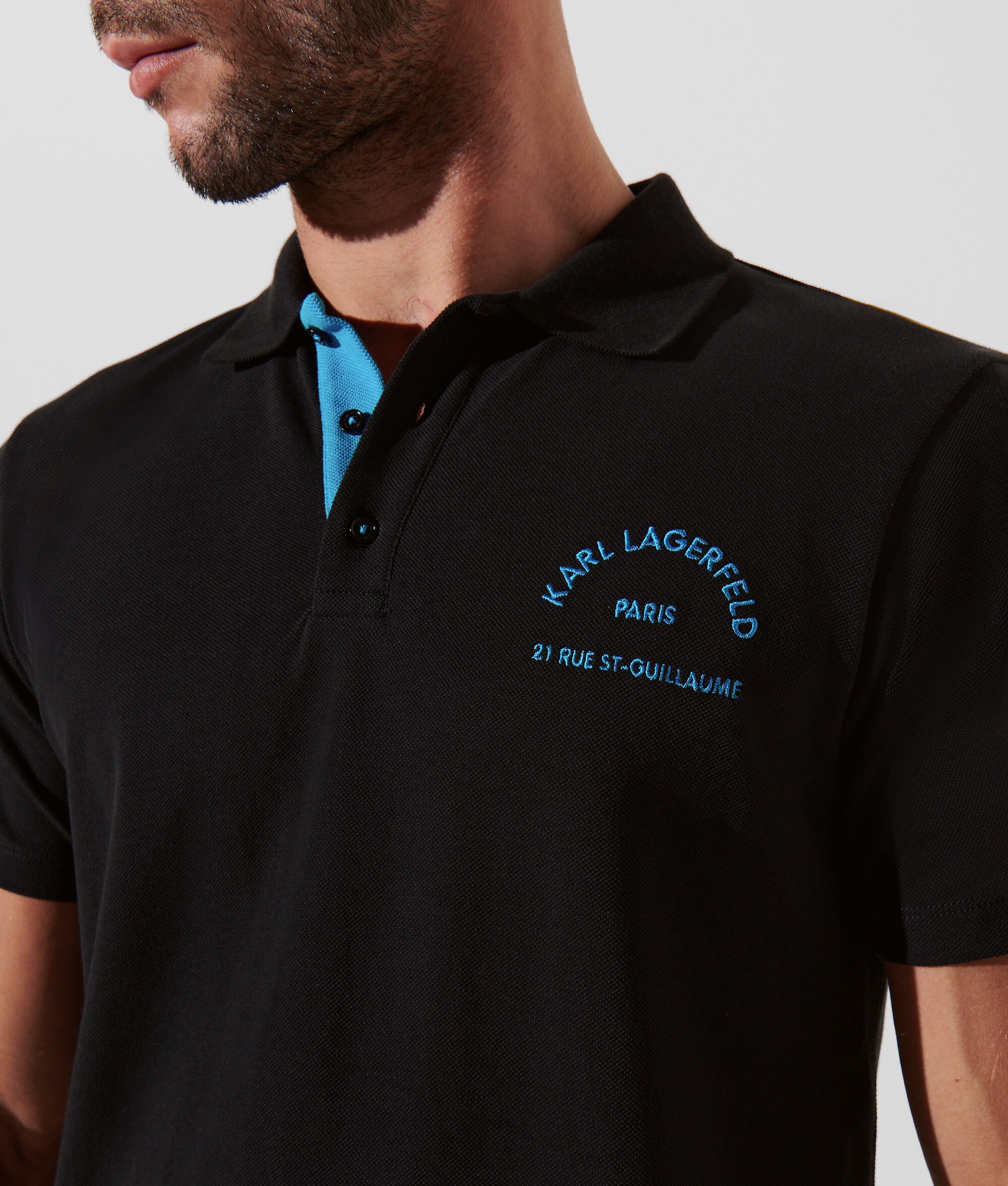 (image for) Refined RUE ST-GUILLAUME BEACH POLO SHIRT